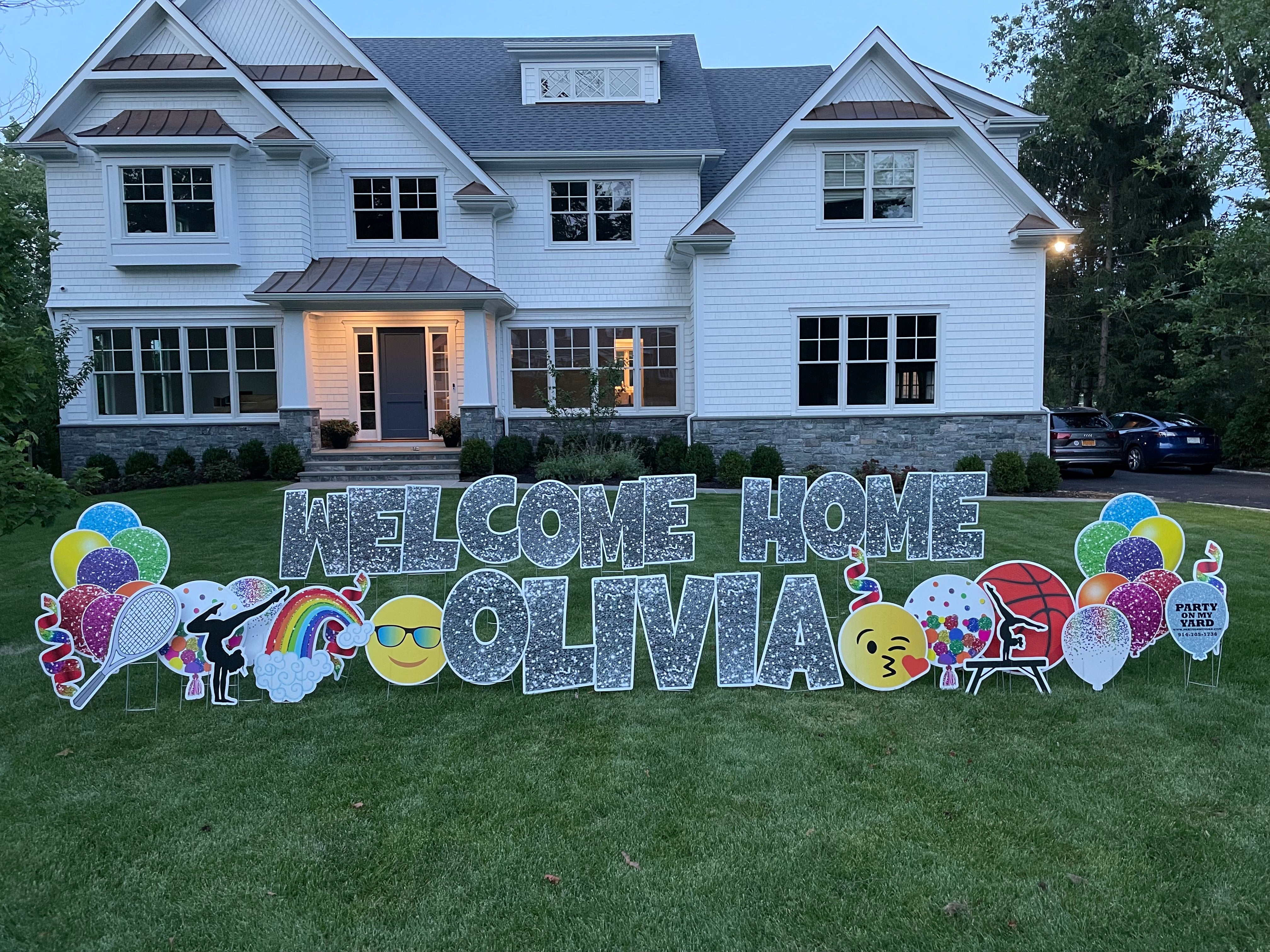 Welcome Home Yard Sign